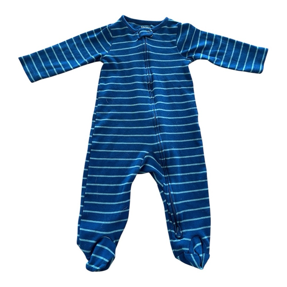 ❤️ 5 for $15 Bundle: Carter’s Blue Striped Footed Sleeper – 6–9M